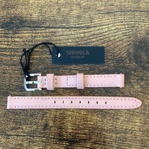 NWT: Leather Shinola Blush Watch Strap